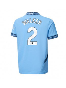 Muži Futbalové oblečenie Manchester City Kyle Walker #2 2024-25 Krátky Rukáv - Domáci